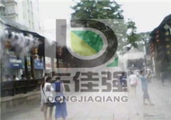 金昌市户外商业步行街冷雾喷雾降温设备工艺精湛